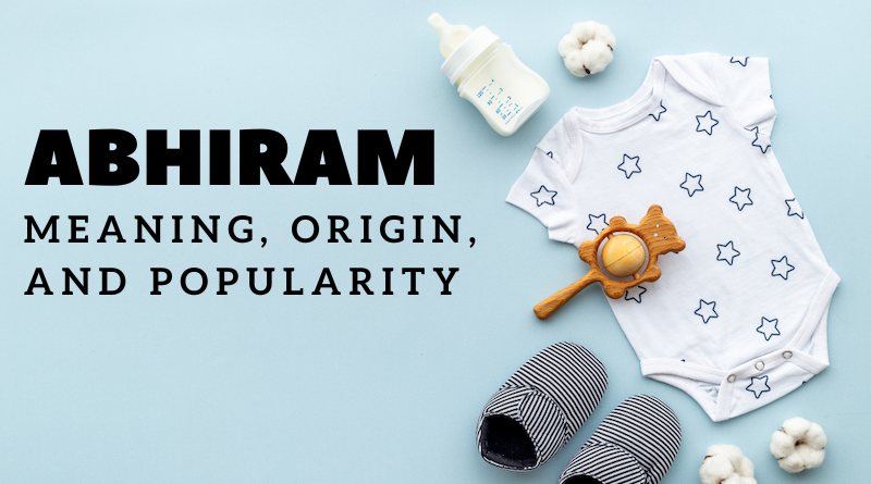 Abhiram name meaning and origin