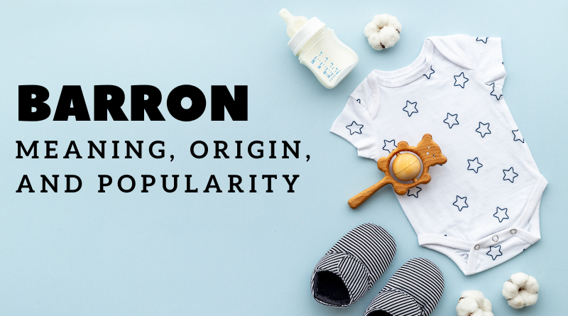 Barron name meaning and origin