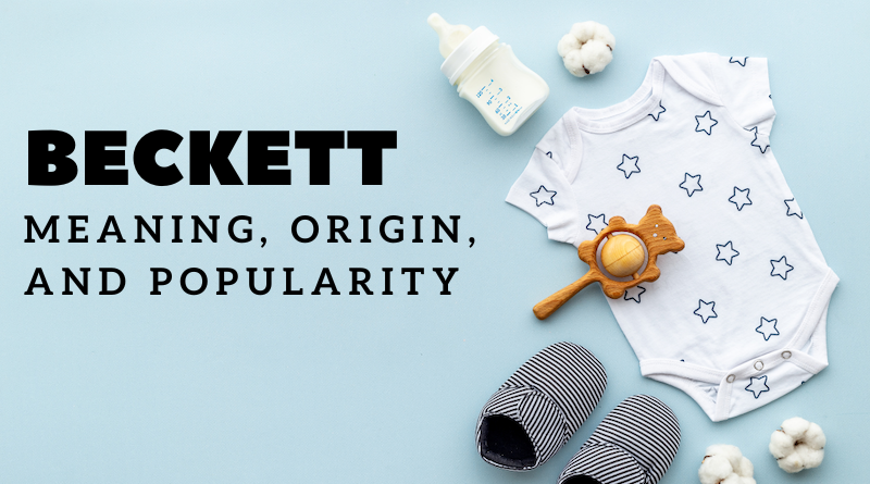 Beckett name meaning and origin