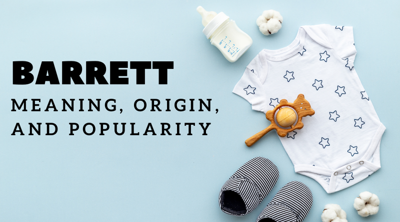 Barrett name meaning and origin