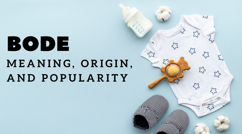 Bode name meaning and origin