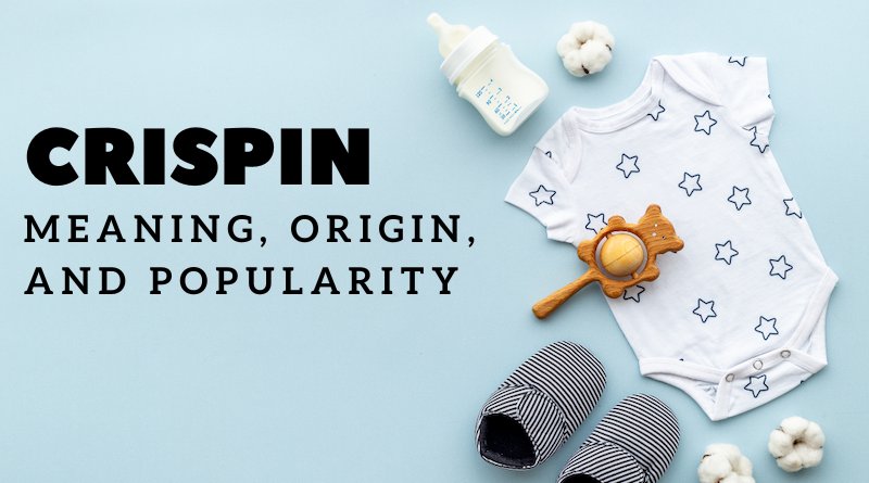 Crispin name meaning and origin